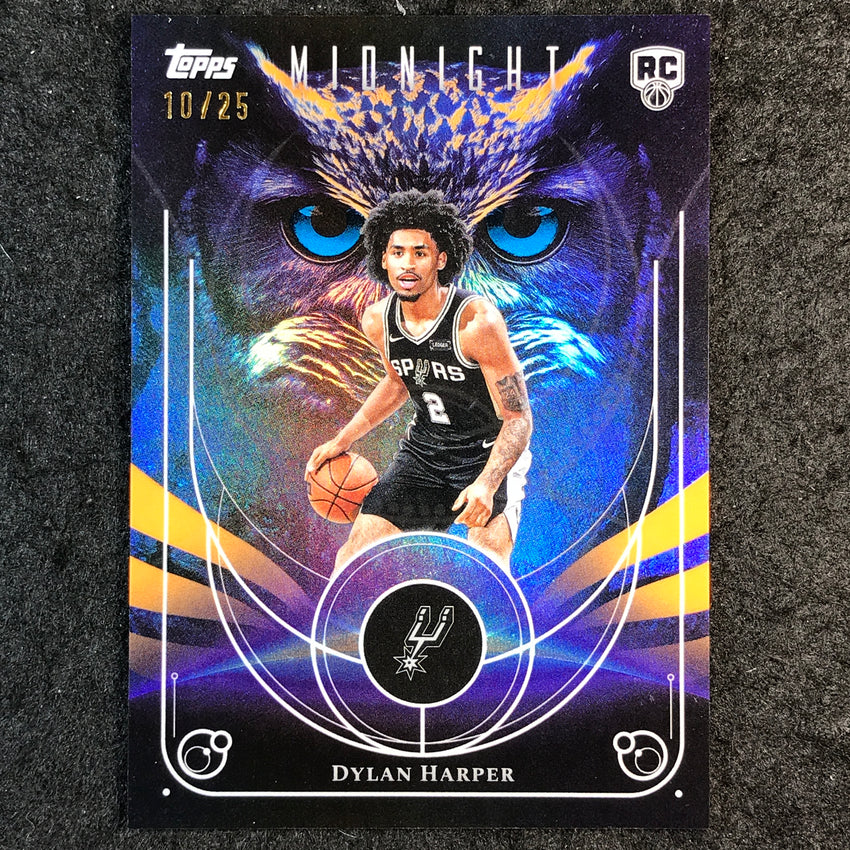 2025-26 Topps Midnight DYLAN HARPER Night Owls Rookie Moonrise 10/25 #17
