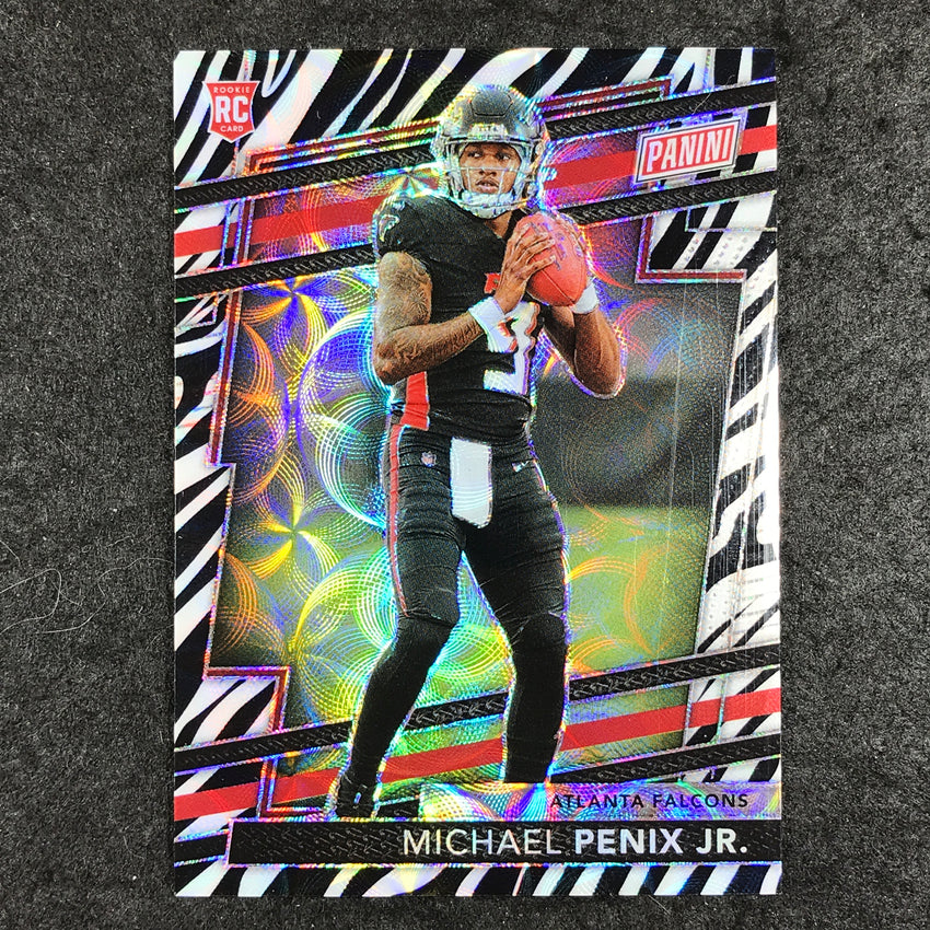 2024 Panini National VIP MICHAEL PENIX JR. Rookies Zebra SSP #RC13