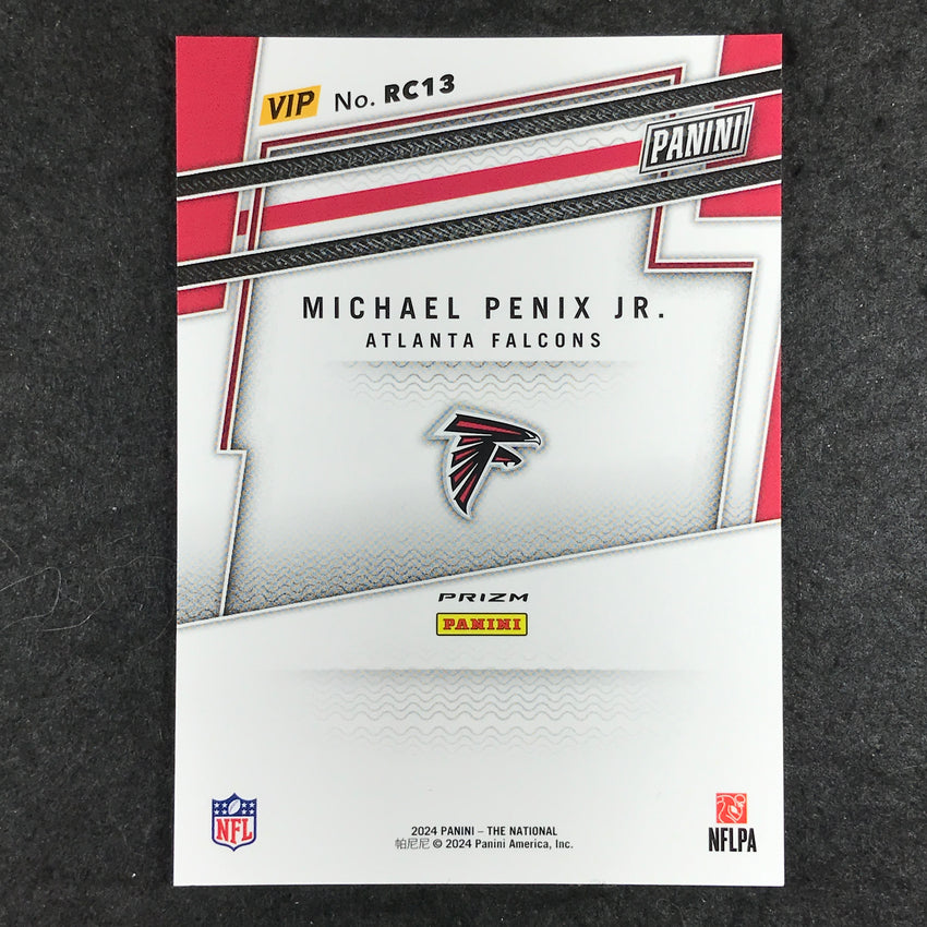2024 Panini National VIP MICHAEL PENIX JR. Rookies Zebra SSP #RC13