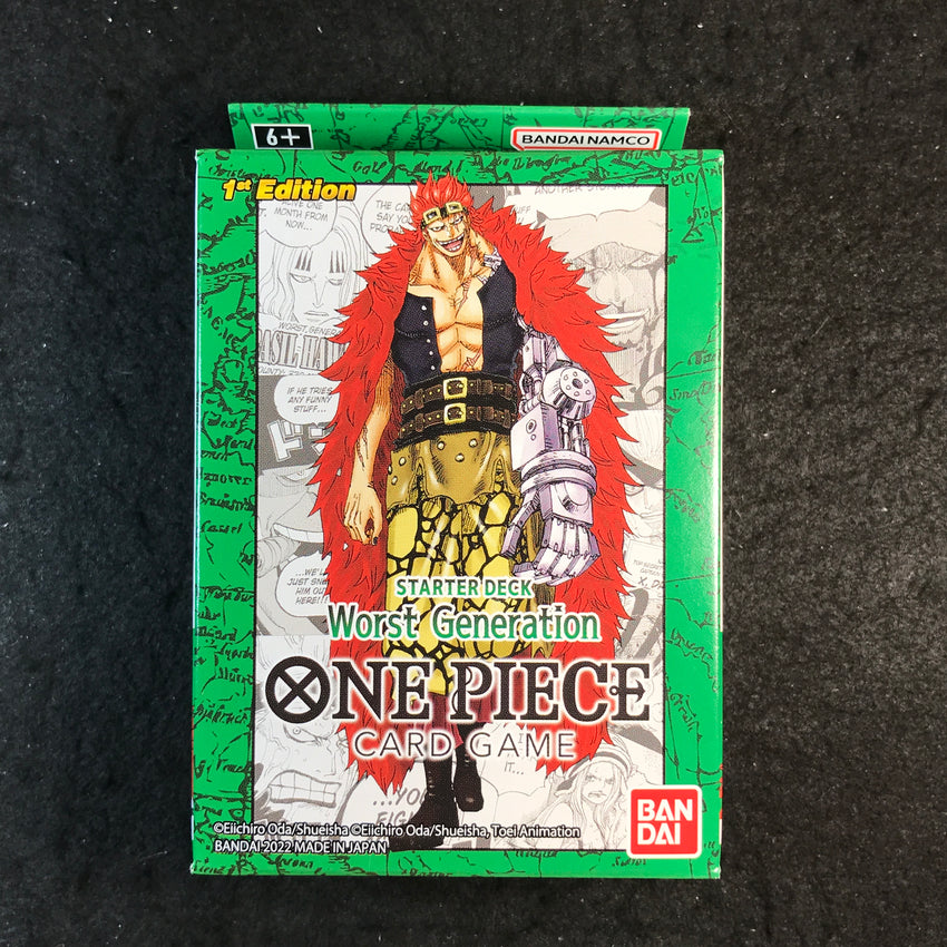 SUPER PRERELEASE] One Piece Card Game St-02 Worst Generation Starter   Cherry Collectables