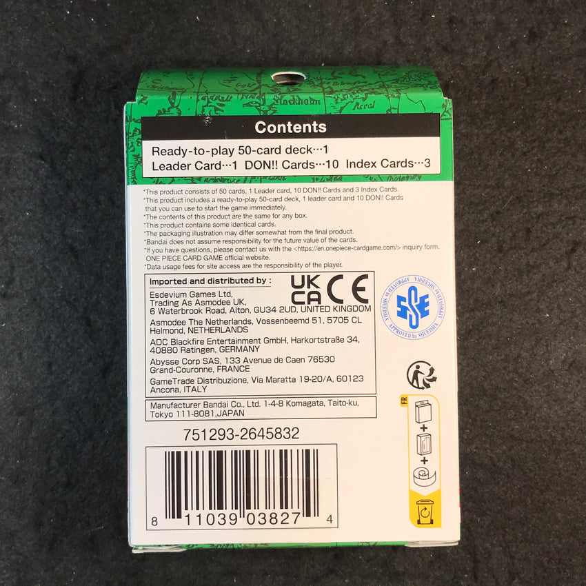 SUPER PRERELEASE] One Piece Card Game St-02 Worst Generation Starter –  Cherry Collectables