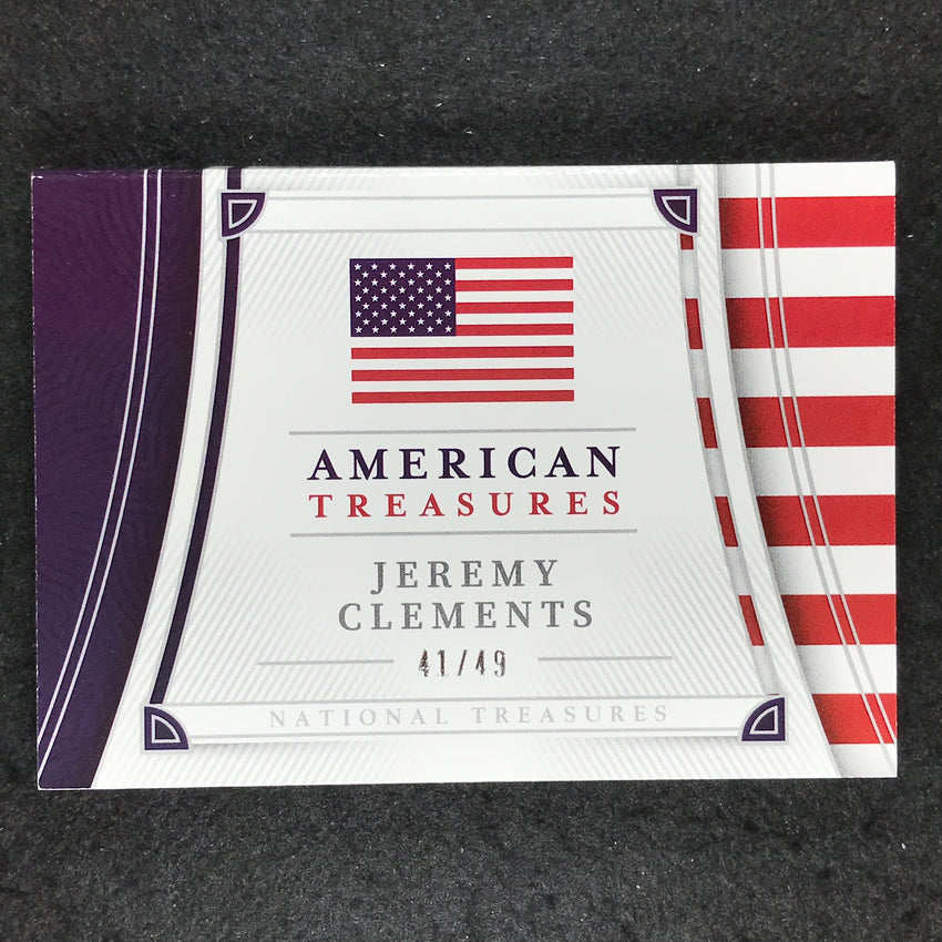 2023 National Treasures JEREMY CLEMENTS American Treasures Auto Booklet 41/49
