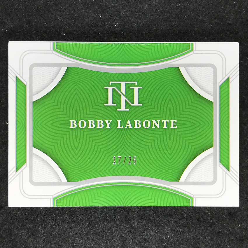 2023 National Treasures Racing BOBBY LABONTE Jumbo Firesuit Auto Booklet 17/25