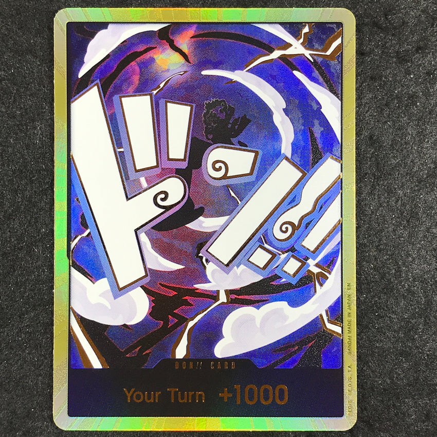 (A) [GOLD DON!!] Gear 5 Monkey D Luffy DON!! - [PRB-02] Premium Booster - THE BEST - VOL. 2 (A)