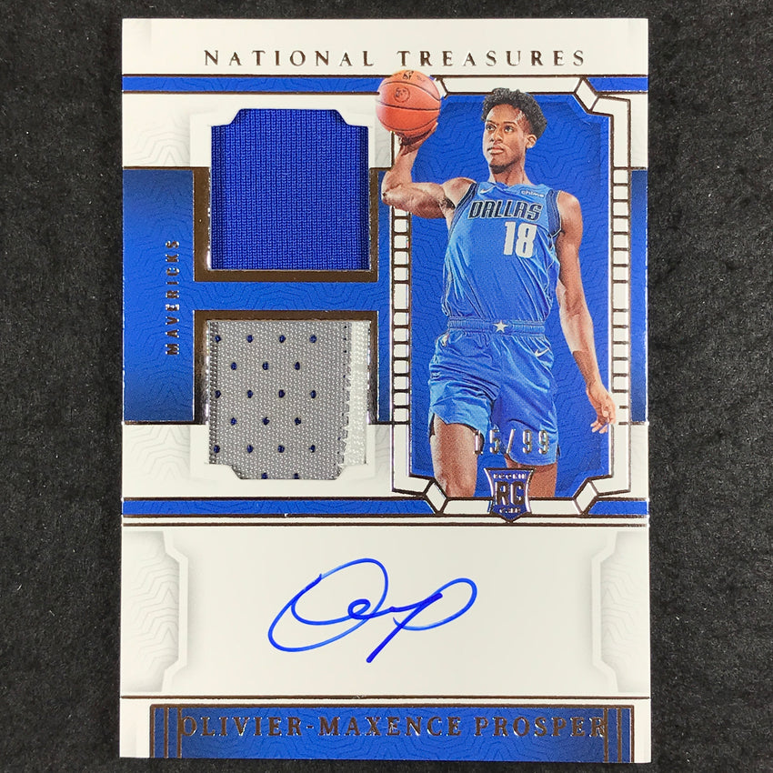 2023-24 National Treasures OLIVIER-MAXENCE PROSPER Rookie Dual Patch Auto 15/99