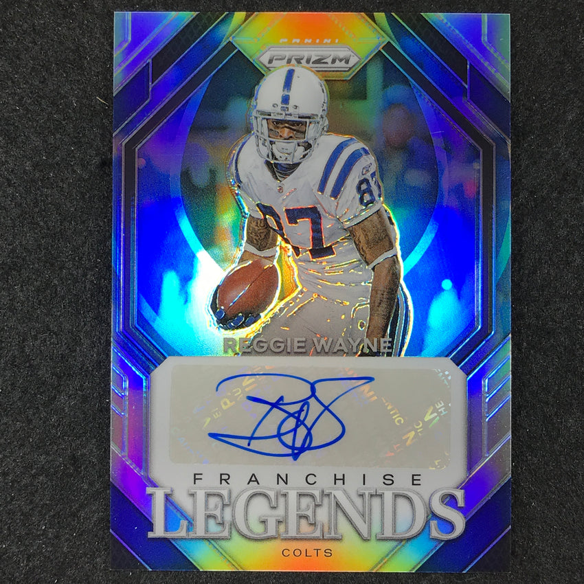 2023 Prizm Football Reggie Wayne Franchise Legends Auto Silver Prizm 24/30