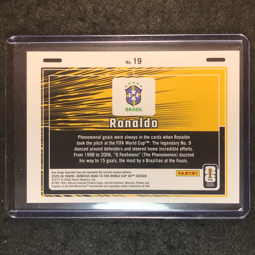 2025-26 Donruss Road to FIFA World Cup RONALDO Animation SSP #19