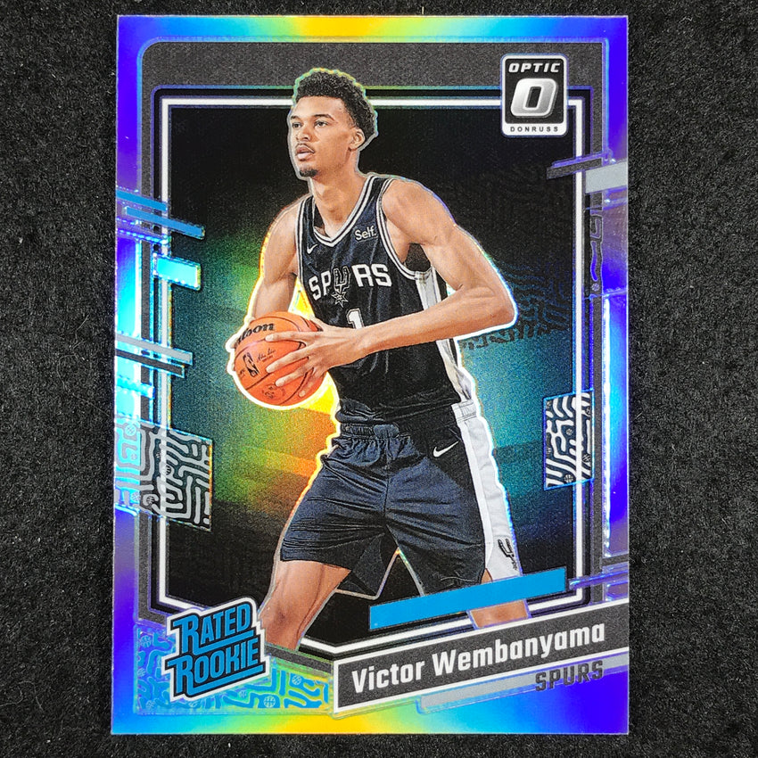 2023-24 Donruss Optic VICTOR WEMBANYAMA Rated Rookie Holo Silver #225