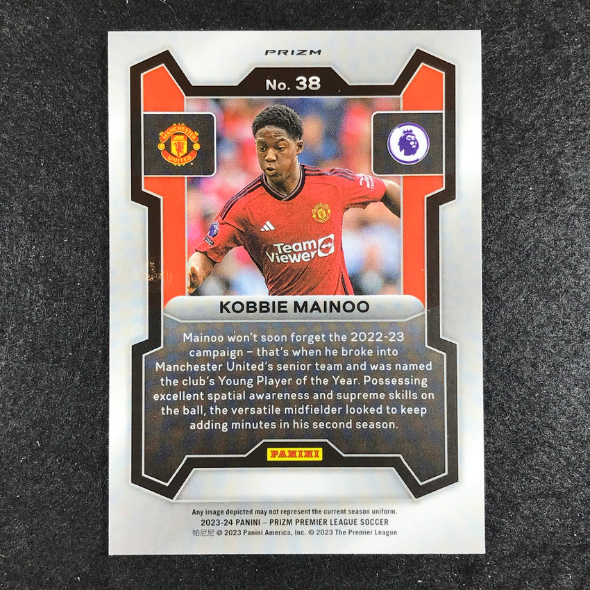 2023-24 Prizm EPL KOBBIE MAINOO Rookie Base Snakeskin SSP #38