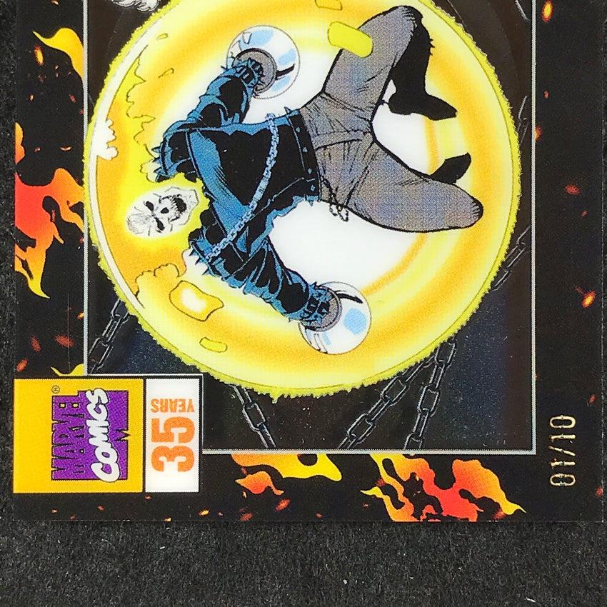 2025 Topps Chrome Marvel GHOST RIDER 35 Years of Ghost Rider SSP 1/10