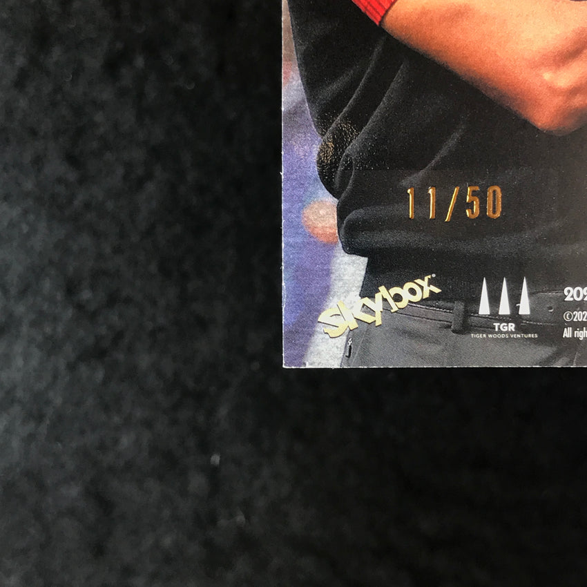 2023 Metal Universe Champions TIGER WOODS Championship Retro Gold Gems 11/50