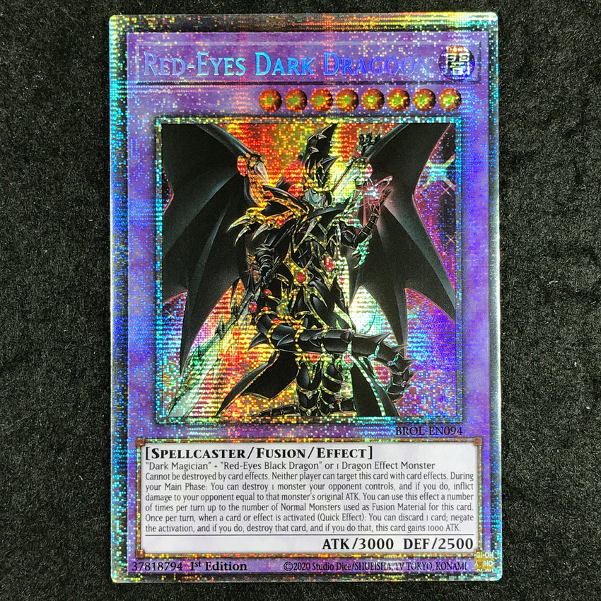 Red-eyes Dark Dragoon - Brol-en094 - Starlight Rare 1st Edition
