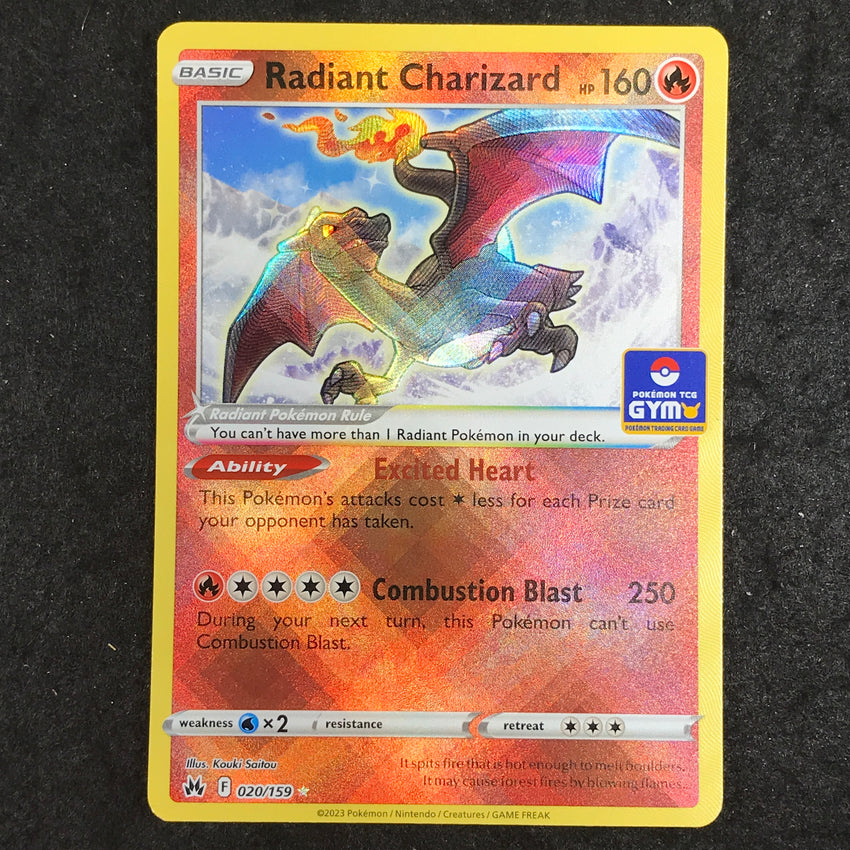 Radiant Charizard - 020/159 - ASIA GYM STAMP PROMO