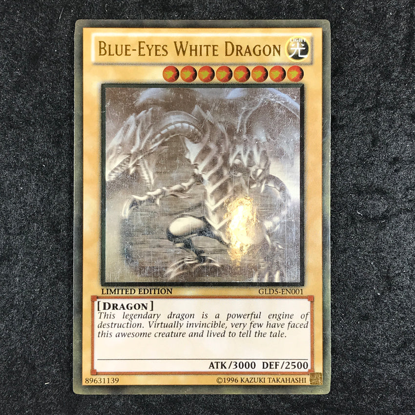 [Ghost/Gold Rare] Blue-Eyes White Dragon - GLD5-EN001 - Limited Edition (A)