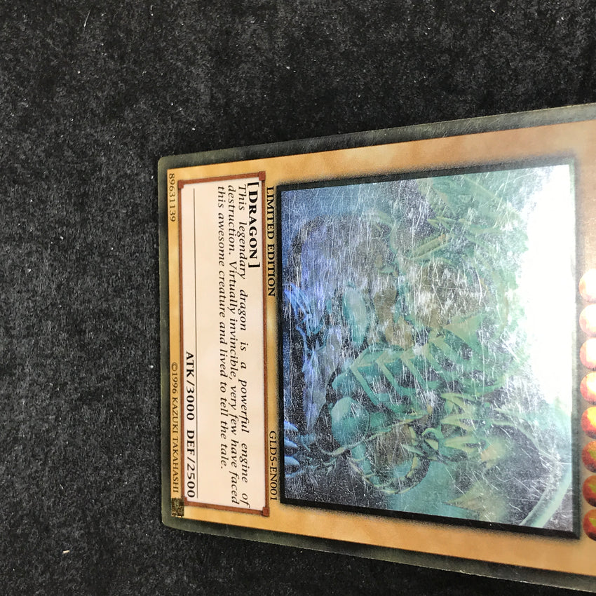 [Ghost/Gold Rare] Blue-Eyes White Dragon - GLD5-EN001 - Limited Edition (A)