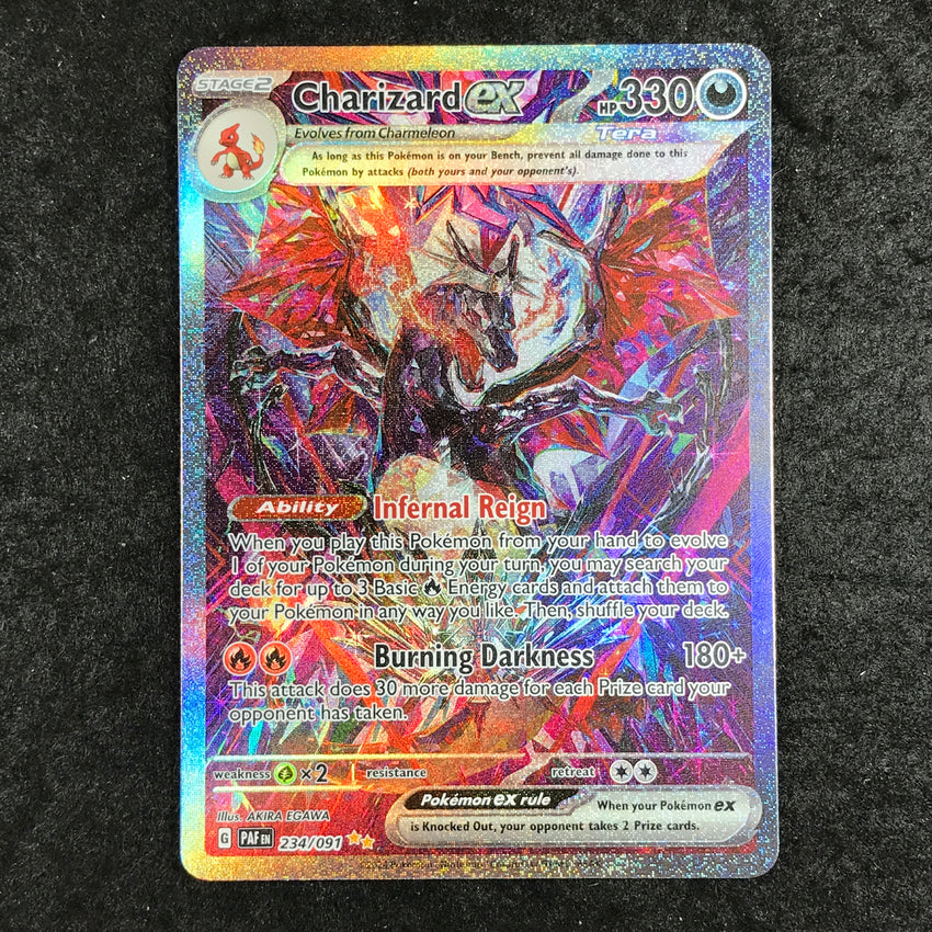 (A) Charizard EX - 234/091 - Special Illustration Rare Paldean Fates