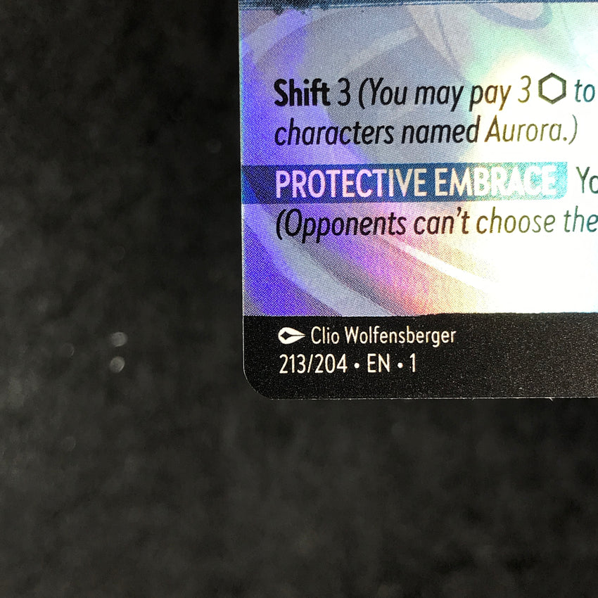 ENCHANTED Aurora - Dreaming Guardian - 213/204 - Enchanted - Lorcana The First Chapter