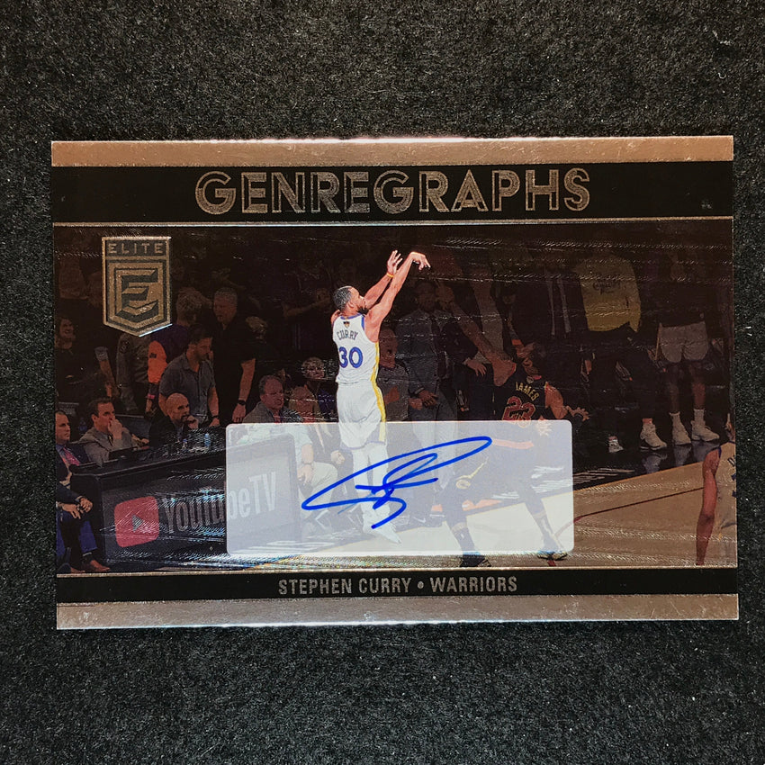 2023-24 Donruss Elite Stephen Curry Genregraphs Auto No Scg