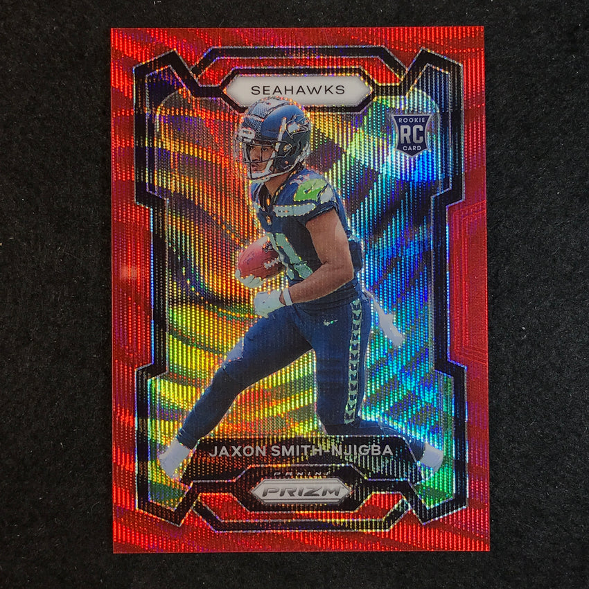 2023 Prizm Football Jaxon Smith-njigba Rookie Base Red Wave 41/149 No 390