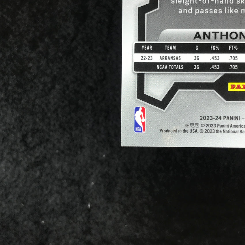 2023-24 Prizm Anthony Black Rookie Base Orange 30/49 #170