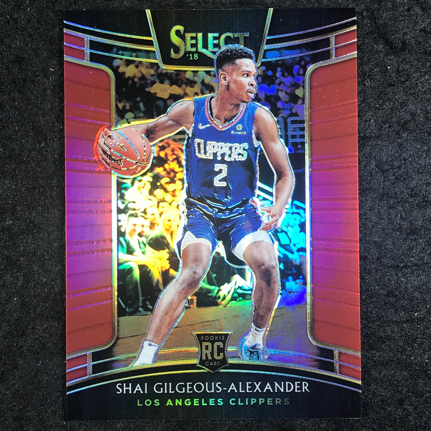 2018-19 Select Shai Gilgeous-alexander Red Prizm Rookie 160/199