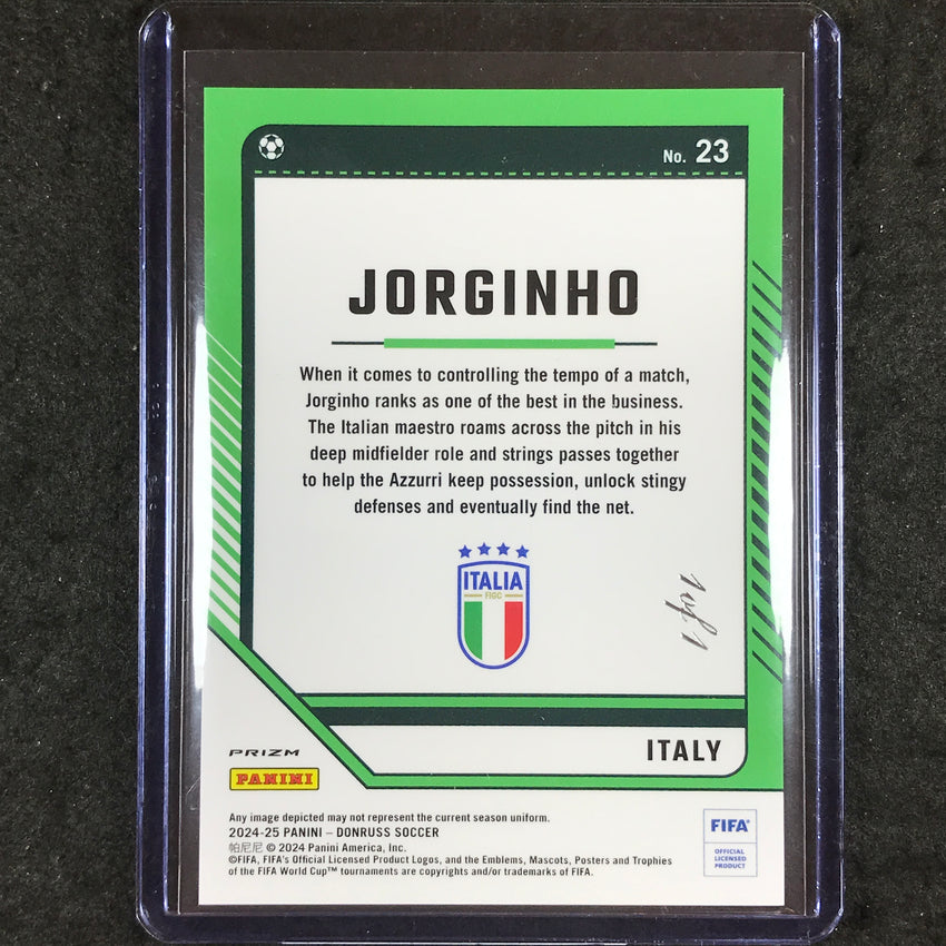 2024-25 Donruss Soccer JORGINHO Optic Black 1/1 #23