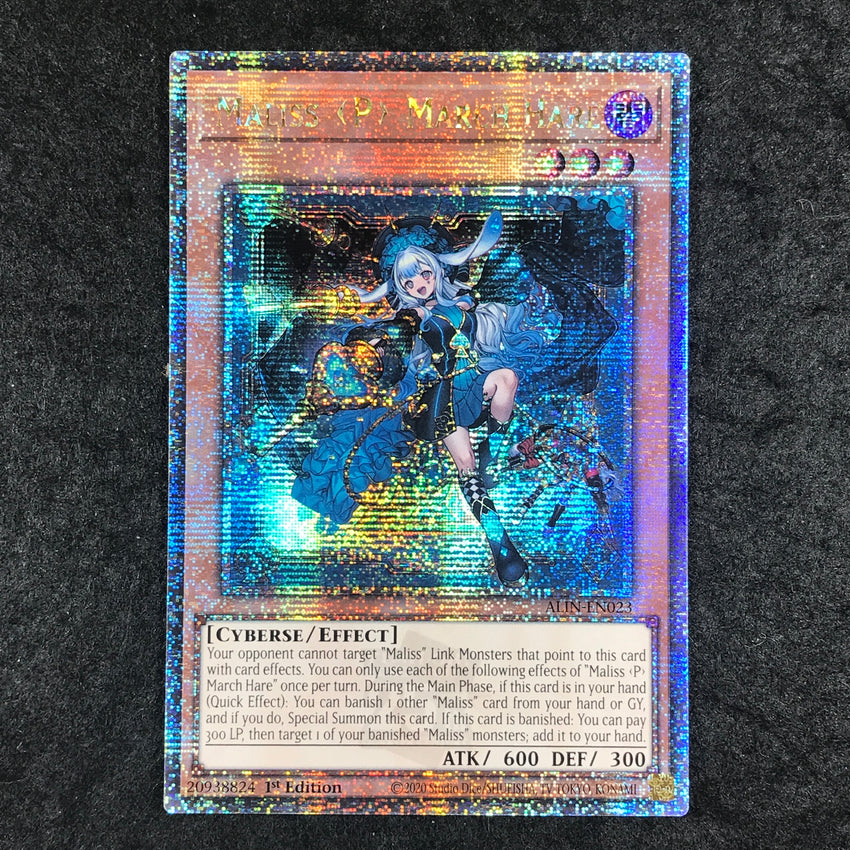 [QUARTER CENTURY SECRET RARE] Maliss <P> March Hare - ALIN-EN023 -  1st Edition