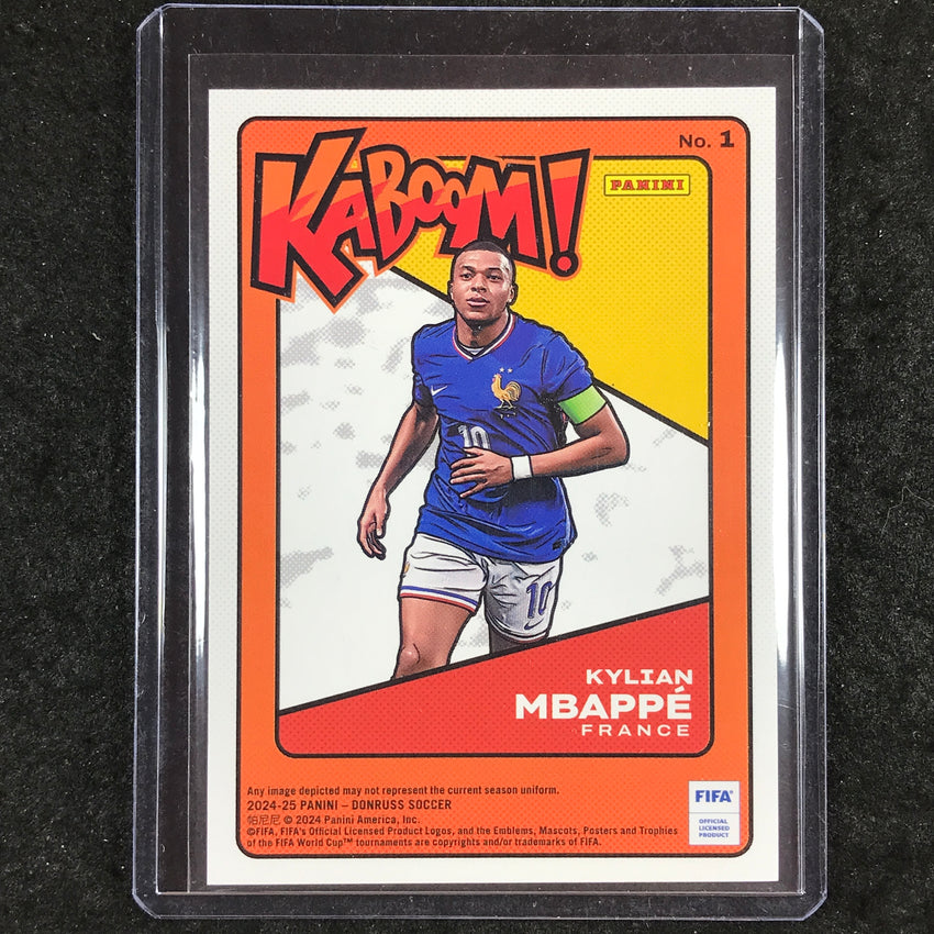 2024-25 Donruss Soccer KYLIAN MBAPPE Kaboom SSP #1