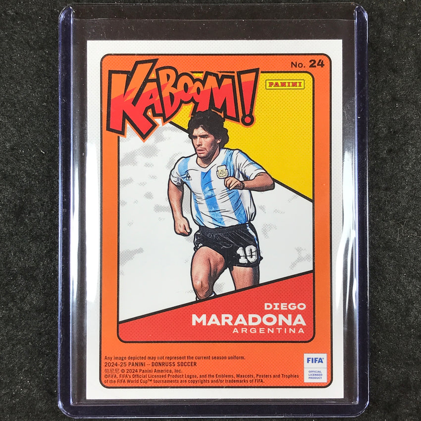 2024-25 Donruss Soccer DIEGO MARADONA Kaboom SSP #24