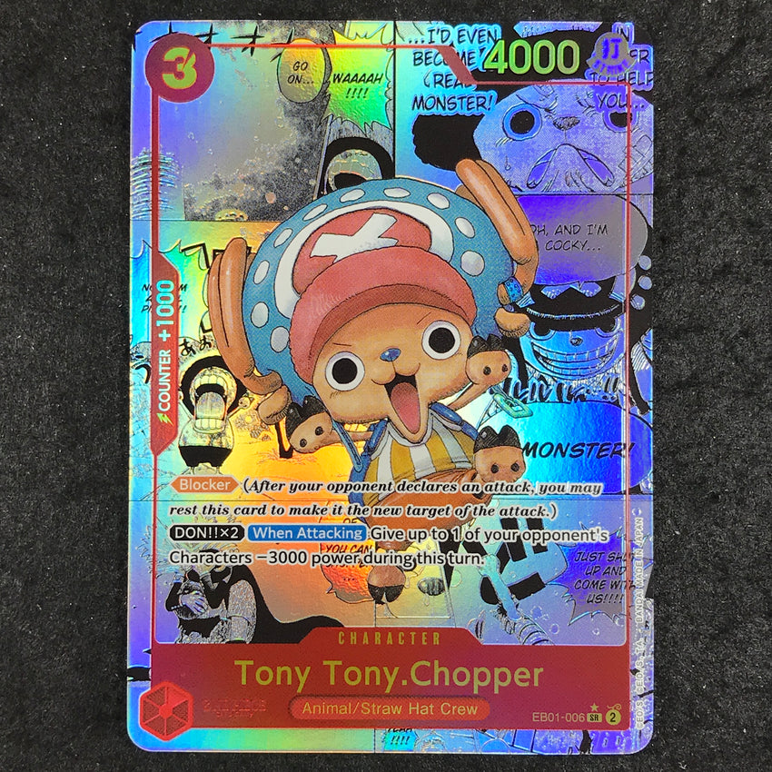 (A) ALTERNATE ART MANGA Tony Tony.Chopper - EB01-006 - SR - EB01 Memorial Collection (A)