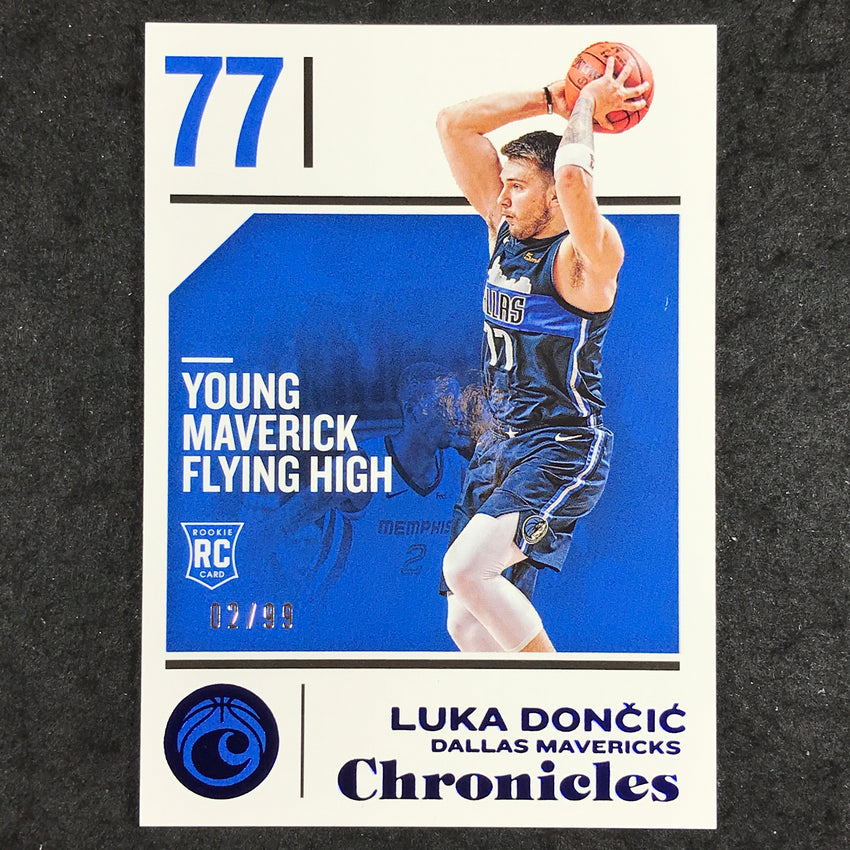2018-19 Chronicles Luka Doncic Rookie Blue 2/99