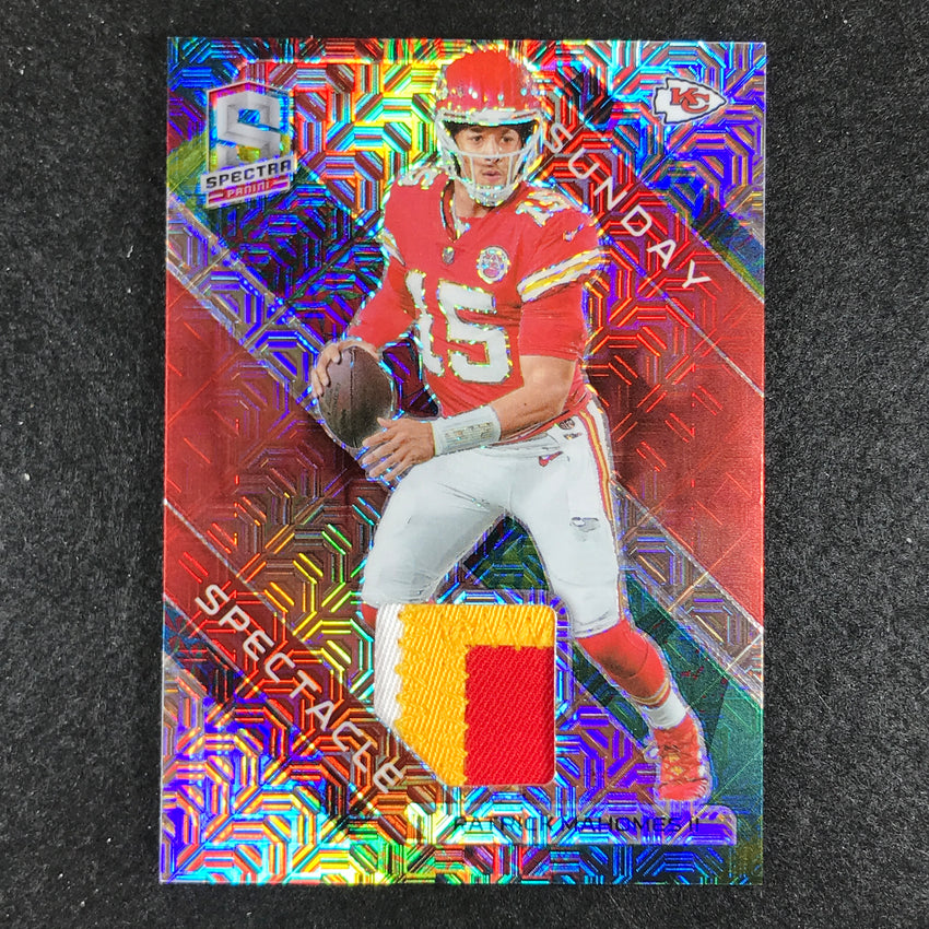 2023 Spectra Football Patrick Mahomes Ii Sunday Spectacle Patch Relic Meta 24/25