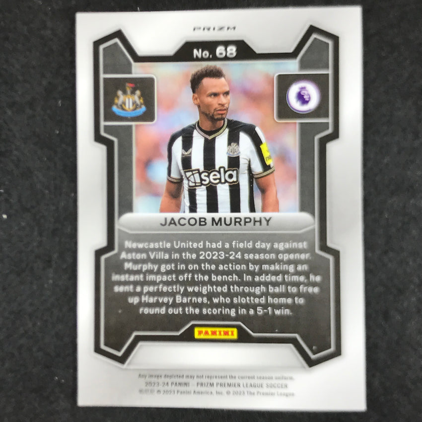 2023-24 Prizm Epl Jacob Murphy Choice Tiger Stripe #68