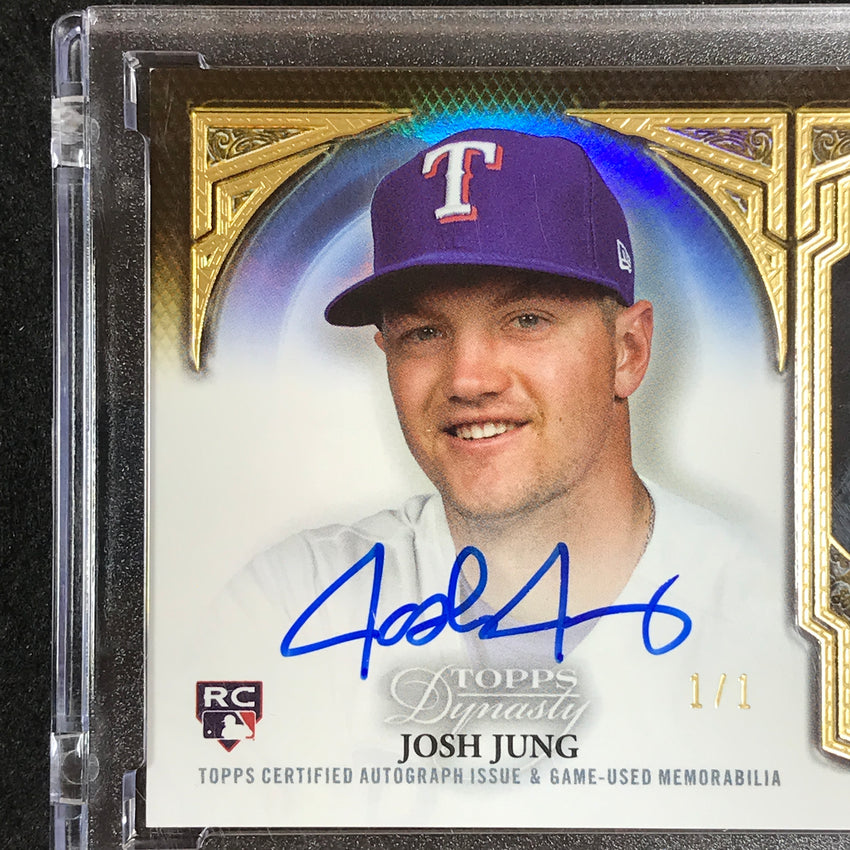 2023 Topps Dynasty MLB JOSH JUNG Dynasty Rookie Patch Auto Gold 1/1
