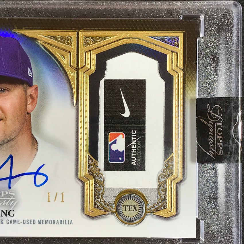 2023 Topps Dynasty MLB JOSH JUNG Dynasty Rookie Patch Auto Gold 1/1