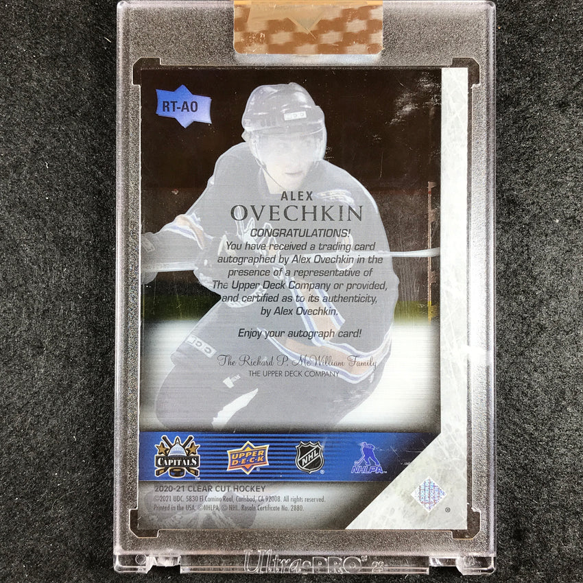 2020-21 Clear Cut Hockey ALEX OVECHKIN Rookie Tribute Auto #AO