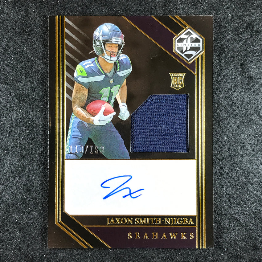 2023 Limited Football Jaxon Smith-njigba Rookie Jersey Auto Base 113/199