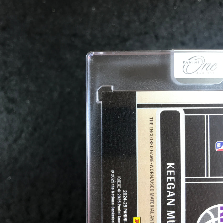 2024-25 One and One KEEGAN MURRAY Jumbo Jersey Patch Auto Gold 2/10