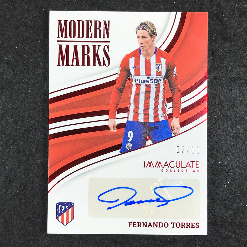 2023-24 Immaculate Soccer FERNANDO TORRES Modern Marks Auto Ruby Red 2/10