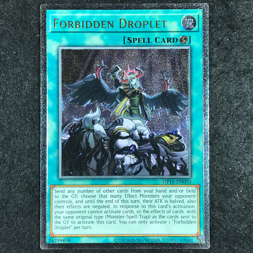 Forbidden Droplet - OP16-EN003 - Ultimate Rare