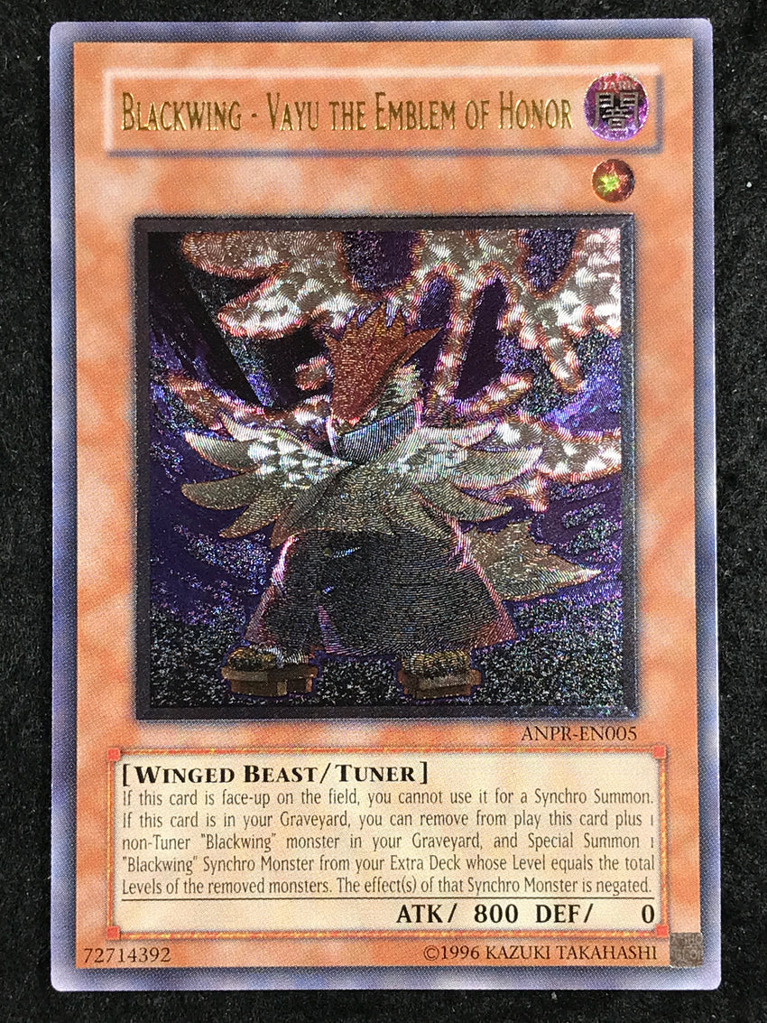 Blackwing Vayu The Emblem Of Honor - ANPR-EN005 - Ultimate Rare Unlimited (B)
