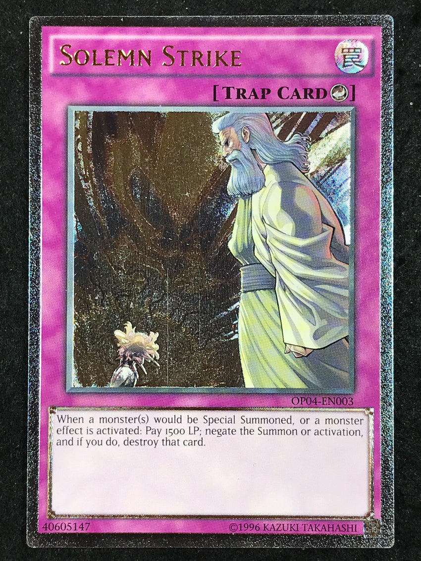 [Ultimate Rare] - Solemn Strike - OP04-EN003 - Ulimited (A)