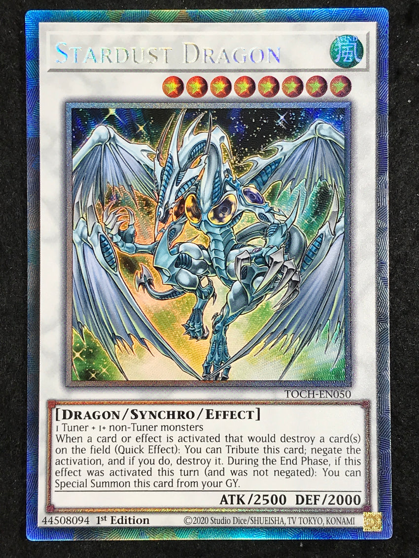 [COLLECTOR RARE] Stardust Dragon - TOCH-EN050 - 1st Edition (A)