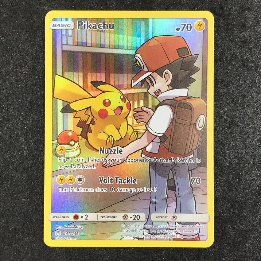 (A) Pikachu - 241/236 - Secret Rare - Cosmic Eclipse (A)