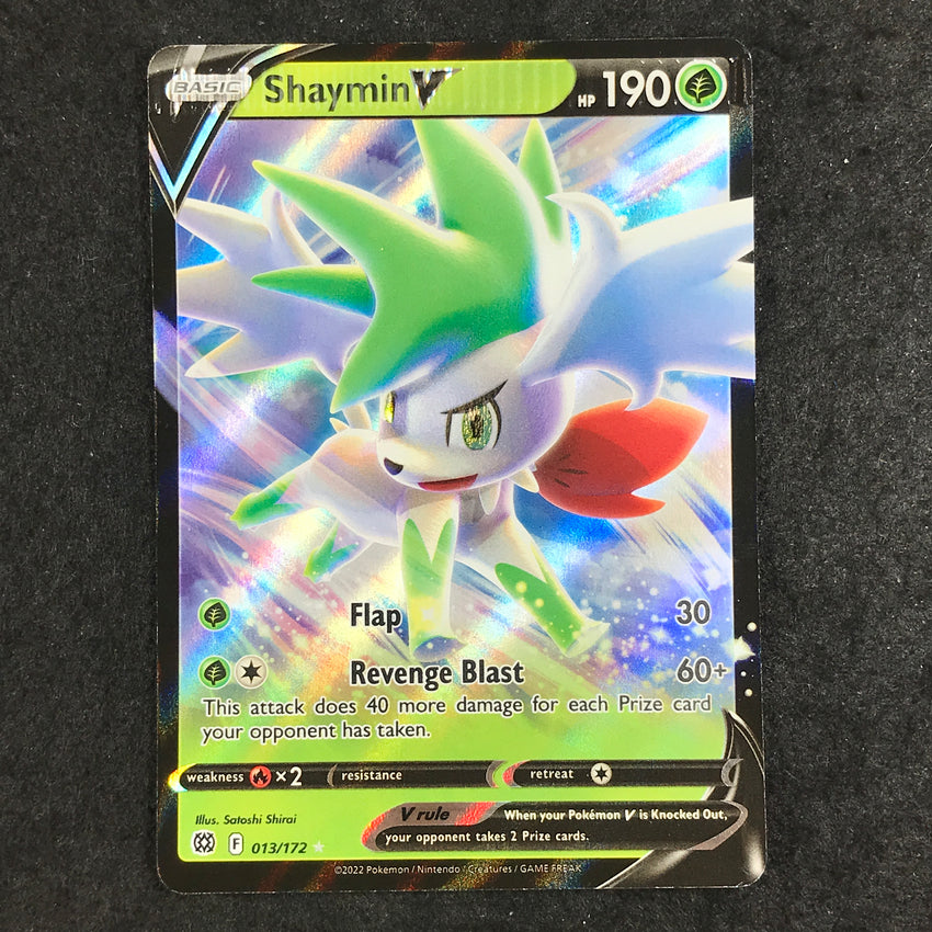 (A) CRIMPED ERROR Shaymin V - 013/172 - Ultra Rare Brilliant Stars