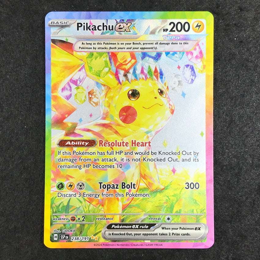 (A) Pikachu ex - 238/191 - [SPECIAL] Illustration Rare Surging Sparks (A)