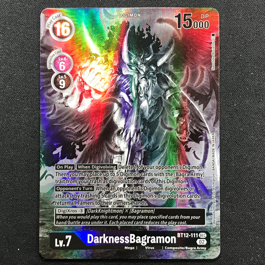 B Black And White Alt. Art Darknessbagramon Bt12-111 - Sec Bt12 Across Time B
