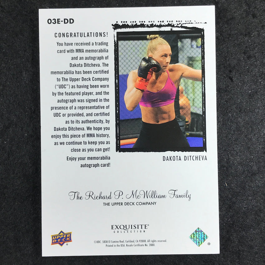 2025 Goodwin Champions DAKOTA DITCHEVA Exquisite Rookie Auto Materials 24/25