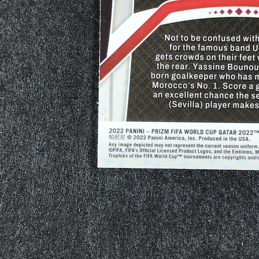 2022 Prizm Fifa World Cup Qatar Bono Rookie Choice Tiger Stripe Ssp No 238