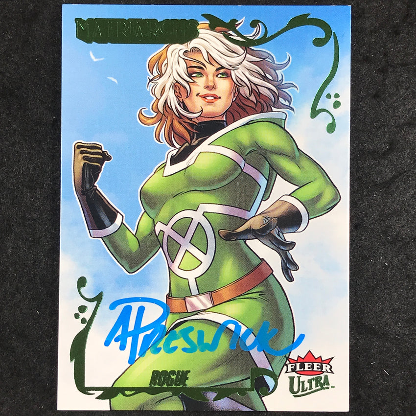 2024 Matriarchs of Marvel ROGUE ALLIE PRESWICK Green Foil Auto 75/80 #9
